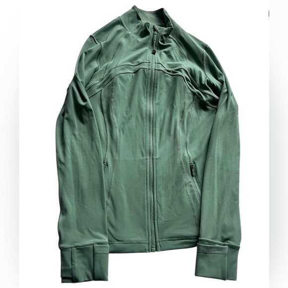 Lululemon Define Jacket Nulu in Desert Green Size 12 - Picture 10 of 13